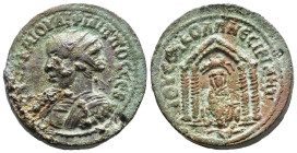 (Bronze, 12.57g 25mm)

MESOPOTAMIA, Nisibis. Philip II. 247-249 AD. AE