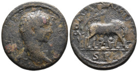 (Bronze, 17.24g 30mm)

Caracalla Æ33 of Antioch, Pisidia. AD 198-217