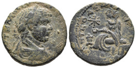 (Bronze, 12.09g 25mm)

MESOPOTAMIA, Edessa. Elagabalus. AD 218-222. Æ