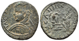 (Bronze, 10.16g 25mm)

MESOPOTAMIA, Edessa. Elagabalus. AD 218-222. Æ