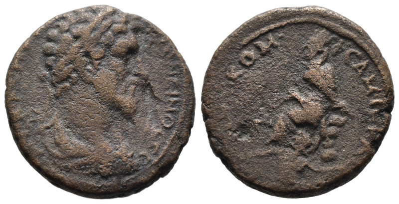 (Bronze, 8.16g 22mm)

Antoninus Pius, 138-161. KOMMAGENE SAMOSATA.
