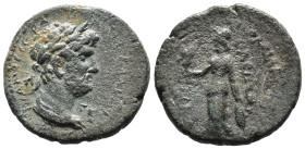 (Bronze, 11.44g 24mm)

Cappadocia, Tyana. Hadrian. A.D. 117-138. AE 20