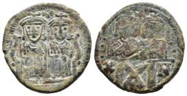 (Bronze, 7.25g 23mm)

BYZANTINE EMPIRE

Leo IV with Constantine VI, Constantine V and Leo III. AD 775-780. Constantinople