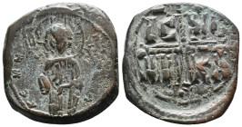 (Bronze, 9.39g 29mm)

BYZANTINE EMPIRE
Time of Michael IV.
Circa 1034-1041, Crusades era. Æ follis