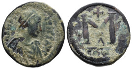 (Bronze, 10.01g 25mm)

BYZANTINE EMPIRE.

Anastasius I. 491-518. Æ follis.