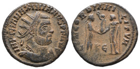 (Bronze, 2.91g 20mm)

MAXIMIANUS Follis 286-305 AD. Æ