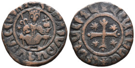 (Bronze, 7.79g 28mm)

Cilician Armenia. Hetoum I, 1226-1270. Tank