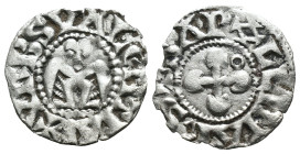 (Silver, 0.89g 18mm)

France, Dauphine-Valence (bishopric). Anonymous. 13th century BI denier.