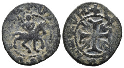 (Bronze, 2.32g 18mm) .

ARMENIA, Cilician Armenia. Royal. Smpad, 1296-1298.