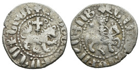 (Silver, 1.73g 19mm)

Cilician Armenia, Levon III (1301-1307)
