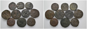 (Bronze, 10 pieces - 134.54 gr)

Sold as seen.