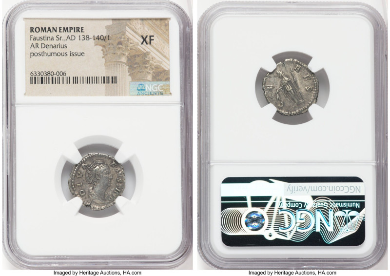 ANCIENT LOTS. Roman Imperial. Lot of five (5) AR denarii. NGC Choice VF-XF. Incl...