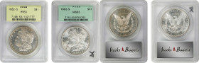 Lot of (2) 1882-S Morgan Silver Dollars. MS-63 (PCGS). OGH.
Included are: Generation 3.0; and Generation 3.1.
PCGS# 7140. NGC ID: 254F.

Estimate:...