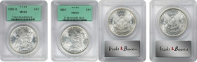 Lot of (2) 1880s Morgan Silver Dollars. MS-63 (PCGS). OGH Generation 3.1.
Included are: 1885-O; and 1886.

Estimate: $0.00- $0.00