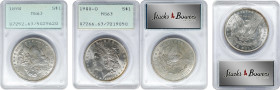 Lot of (2) Pre-1921 Morgan Silver Dollars. MS-63 (PCGS). OGH Generation 1.2.
Included are: 1898; and 1900-O.

Estimate: $0.00- $0.00