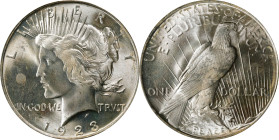 1923 Peace Silver Dollar. MS-65 (PCGS). OGH Generation 3.0.
PCGS# 7360. NGC ID: 257F.

Estimate: $0.00- $0.00