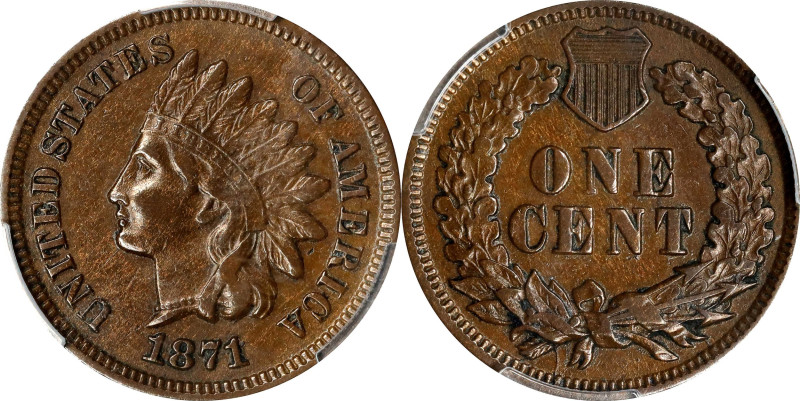 1871 Indian Cent. Bold N. EF-40 (PCGS).
PCGS# 2100. NGC ID: 227V.

Estimate: ...