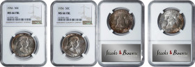 Lot of (2) 1956 Franklin Half Dollars. MS-66 FBL (NGC).
PCGS# 86671. NGC ID: 24TD.

Estimate: $0.00- $0.00