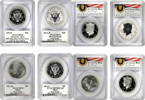 Complete 2014-Dated Kennedy Half Dollar 50th Anniversary Set. High Relief. Silver. First Strike. John F. Kennedy Facsimile Signature. (PCGS).
All exa...