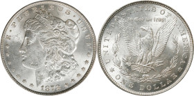 1878 Morgan Silver Dollar. 7 Tailfeathers. Reverse of 1879. MS-62 (PCGS).
PCGS# 7076. NGC ID: 253L.

Estimate: $0.00- $0.00