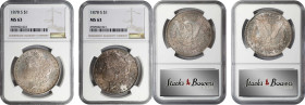 Lot of (2) 1878-S Morgan Silver Dollars. MS-63 (NGC).
PCGS# 7082. NGC ID: 253R.

Estimate: $0.00- $0.00