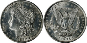 1880-CC Morgan Silver Dollar. MS-63 (PCGS).
PCGS# 7100. NGC ID: 2542.

Estimate: $0.00- $0.00