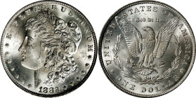 1882 Morgan Silver Dollar. MS-65 (PCGS).
PCGS# 7132. NGC ID: 254A.

Estimate: $0.00- $0.00