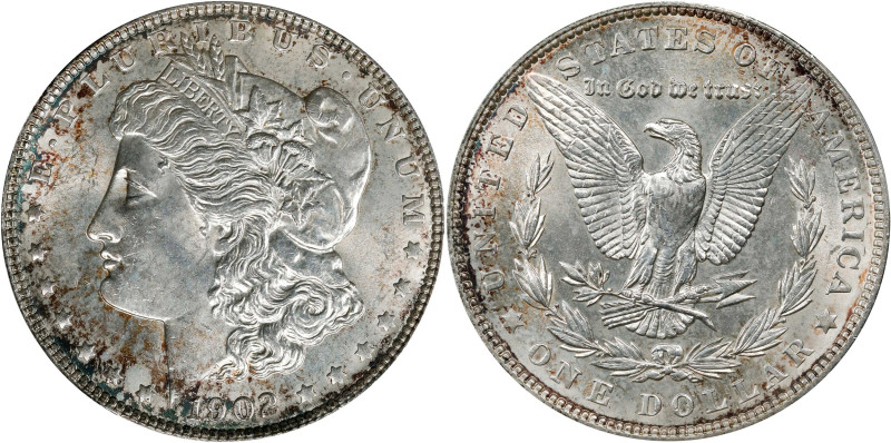 1902 Morgan Silver Dollar. MS-63 (PCGS).
PCGS# 7278. NGC ID: 256M.

Estimate:...