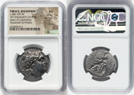 THRACE. Byzantium. Ca. 280-250 BC. AR tetradrachm (28mm, 16.68 gm, 1h). NGC AU 5/5 - 2/5, scuffs. Posthumous issue in the name and types of Lysimachus...