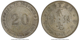 Fukien. Republic Pair of Certified 20 Cents XF Details PCGS, 1) 20 Cents ND (1923) - XF Details (Harshly Cleaned), L&M-303 2) 20 Cents Year 13 (1924) ...