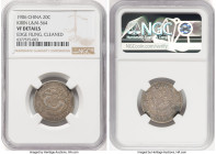Kirin. Kuang-hsü Pair of Certified 20 Cents NGC, 1) 20 Cents CD 1903 - VF Details (Chopmarked), KM-Y181a, L&M-549. 2) 20 Cents CD 1906 - VF Details (E...