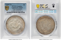 Kwangtung. Hsüan-t'ung Dollar ND (1909-1911) AU Details (Cleaned) PCGS, Kwangtung mint, KM-Y206, Kann-31, L&M-138. Boasting a quite attractive obverse...