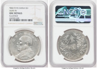 Republic Yuan Shih-kai Dollar Year 8 (1919) UNC Details (Cleaned) NGC, KM-Y329.6, L&M-76. A scarcer date for this ubiquitous series, and despite the n...