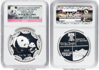 People's Republic 5-Piece Lot of Certified silver Proof Panda One Ounce Medals NGC, 1) "ANA World's Fair of Money - Philadelphia" Medal 2012 - PR69 Ul...