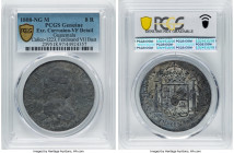 Ferdinand VII "Proper Bust" 8 Reales 1808 NG-M VF Details (Excessive Corrosion) PCGS, Nueva Guatemala mint, KM69, Cal-1223. The clear result of having...
