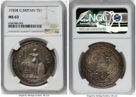 George V Trade Dollar 1930-B MS63 NGC, Bombay mint, KM-T5, Prid-28. A confidently lustrous Choice example, the reverse particularly attractive with ru...