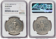 George V Pair of Certified Trade Dollars AU Details (Cleaned) NGC, 1) Trade Dollar 1911-B 2) Trade Dollar 1912-B Bombay mint, KM-T5. HID09801242017 © ...