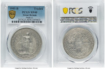 3-Piece Lot of Certified Trade Dollars PCGS, 1) Victoria Trade Dollar 1901-B - XF40, Bombay mint, Prid-11 2) Edward VII Trade Dollar 1909-B - XF45, Bo...