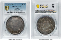 Zacatecas. Ferdinand VII "Royalist" 8 Reales 1821 Zs-RG XF45 PCGS, Zacatecas mint, KM111.5, Cal-1465 (prev. Cal-697). HID09801242017 © 2022 Heritage A...