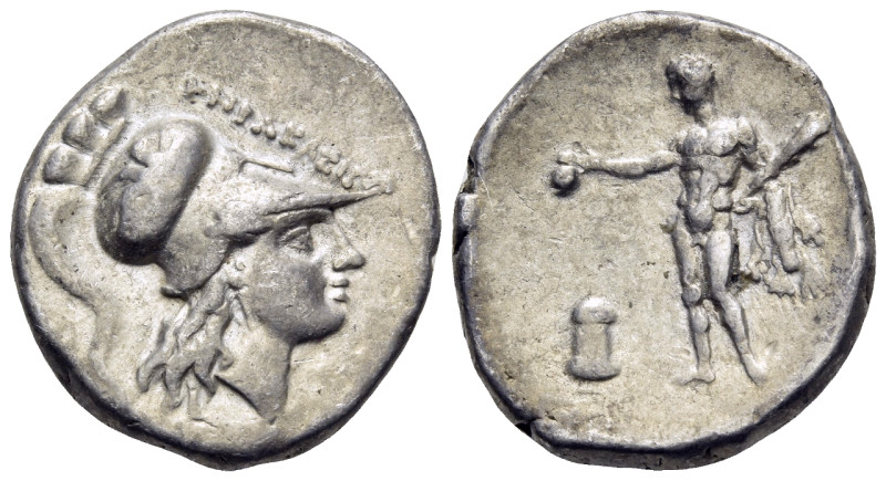 LUCANIA. Herakleia. Circa 276-250 BC. Nomos (Silver, 21 mm, 6.69 g, 11 h). |-HPA...
