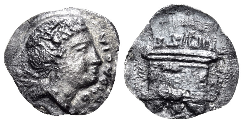 SICILY. Kimissa. Circa 339-336 BC. Litra (Silver, 15 mm, 0.96 g, 11 h). OMONOIA ...