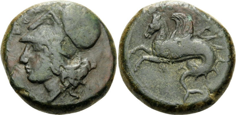 SICILY. Syracuse. Dionysios I, 405-367 BC. Litra (Bronze, 17 mm, 5.36 g, 2 h). Σ...