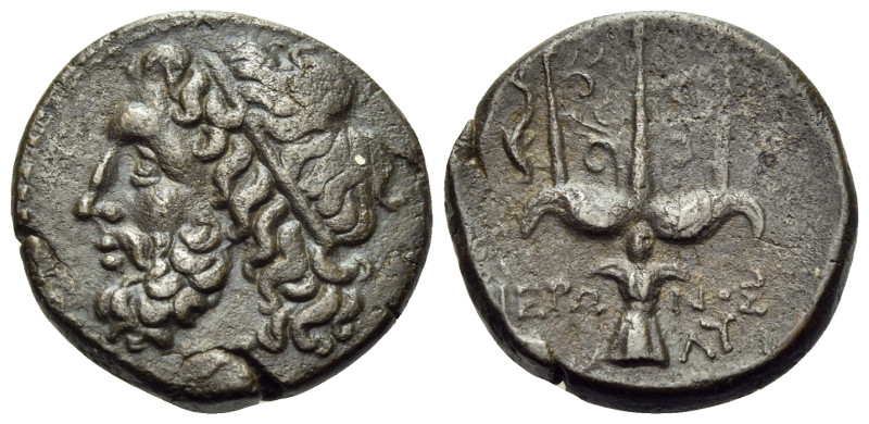 SICILY. Syracuse. Hieron II, 275-215 BC. (Bronze, 19 mm, 6.13 g, 9 h), circa 263...