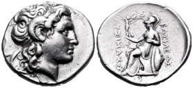 KINGS OF THRACE. Lysimachos, 305-281 BC. Tetradrachm (Silver, 28 mm, 17.10 g, 1 h), Lampsakos, circa 297/6-282/1. Diademed head of Alexander the Great...