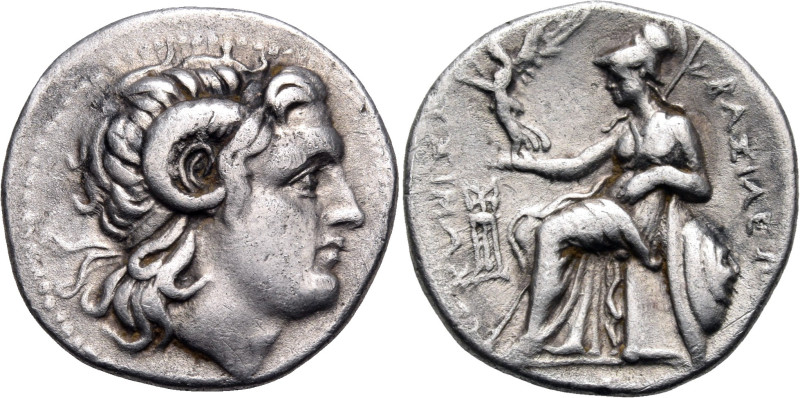 KINGS OF THRACE. Lysimachos, 305-281 BC. Drachm (Silver, 19 mm, 4.15 g, 11 h), E...