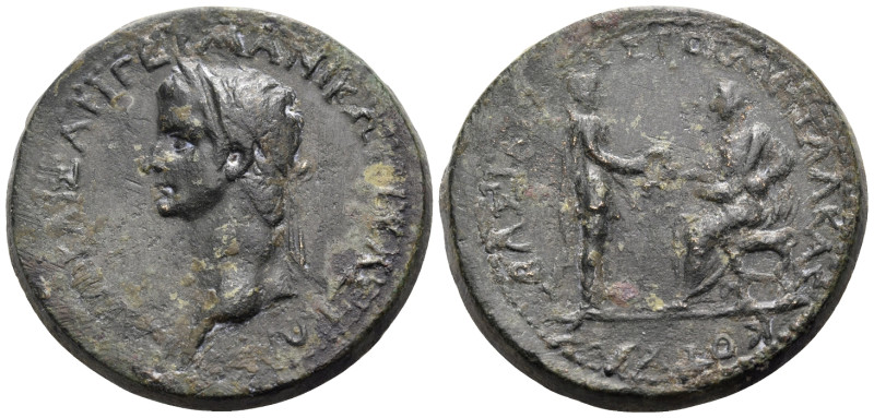 KINGS OF THRACE. Rhoemetalkes III, circa AD 38-46. (Bronze, 29 mm, 21.47 g, 6 h)...