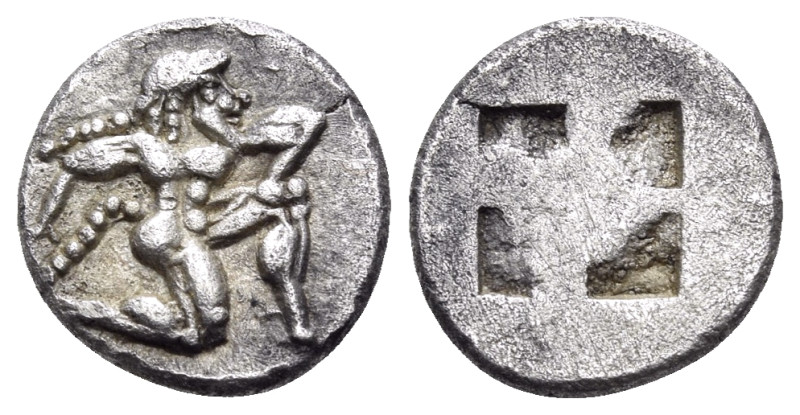 ISLANDS OFF THRACE, Thasos. Circa 500-480 BC. 1/8 Stater (Silver, 10 mm, 1.00 g)...
