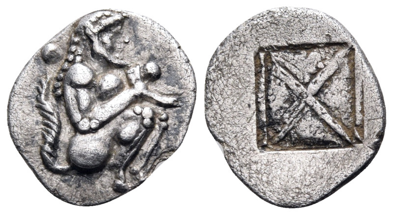 THRACO-MACEDONIAN REGION. Berge (previously Lete or Siris). Circa 525-480 BC. Tr...