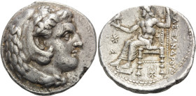 KINGS OF MACEDON. Alexander III ‘the Great’, 336-323 BC. Tetradrachm (Silver, 26 mm, 17.21 g, 8 h), Struck under Stamenes or Archon, Babylon, 324-323....