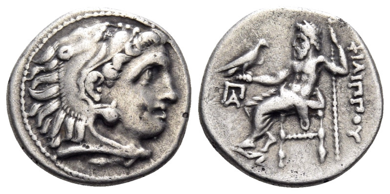 KINGS OF MACEDON. Philip III Arrhidaios, 323-317 BC. Drachm (Silver, 18 mm, 4.23...